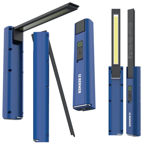 Aku ručna baterijska lampa Berner Lux Slim 600lm 414774