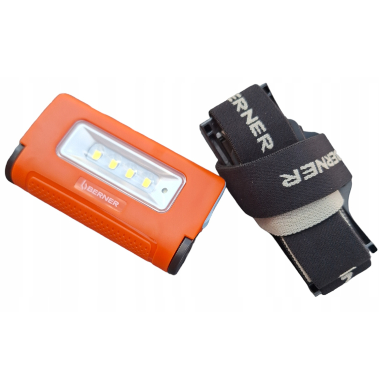 Aku čeona lampa – lampa za glavu BERNER 335506 LED 250lm