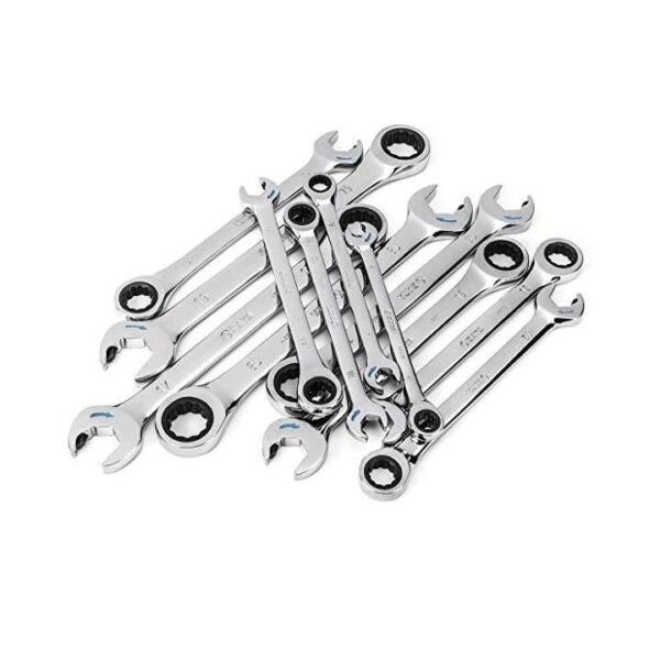 Set viljuškasto-okastih ključeva sa račnom-gedorom za dvostruku obradu SATA ST09066-02 12-dijelni 8-19mm