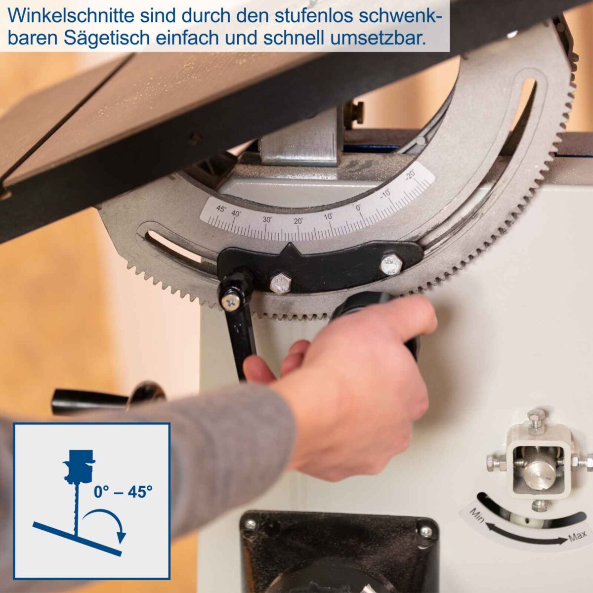 Električna tračna pila Scheppach Basa 3 800W 205mm