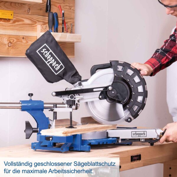 Električna potezno-nagibna pila - štucer Scheppach HM216L 2000W 216mm