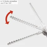 Električne teleskopske škare - makaze za živu ogradu - živicu Scheppach ETHT1000 1000W 510mm