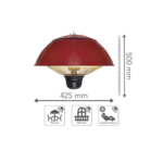 Električna grijalica - stropna infracrvena grijalica Trotec IR 1510 SC 1410003811