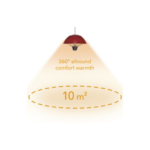 Električna grijalica - stropna infracrvena grijalica Trotec IR 1510 SC 1410003811