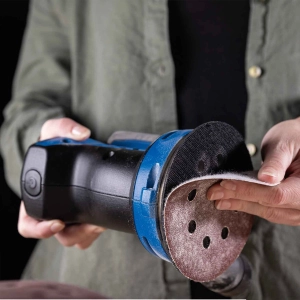 Aku ekscentrična - rotaciona brusilica Scheppach C-OBS125-XS2 20V IXES 125mm sa baterijom 2.0Ah i punjačem 2.4A