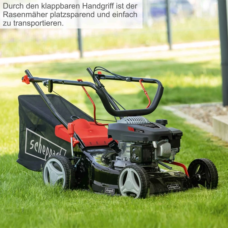 Gurajuća benzinska parkovska kosilica - kosačica Scheppach MP132-42 3.3KS 42cm