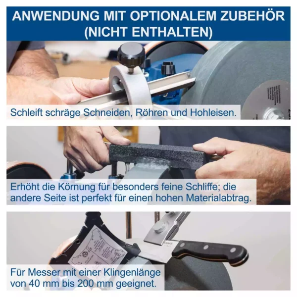 Električna stolna brusilica - dvostrana Scheppach Tiger 7000S Kit 200W sa priborom