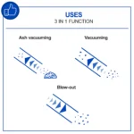 Električni usisivač za suho usisavanje - za pepeo Scheppach AVC25 1300W 20l