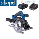Aku ručna kružna pila - cirkular Scheppach C-HCS165-XS2 5901815900 20V IXES 165mm sa baterijom 2.0Ah i punjačem 2.4A