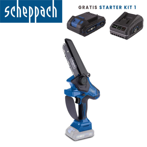 Aku pila - motorka - ručna Scheppach BC-PS150-XS2 20V IXES Brushless 15cm sa baterijom 2.0Ah i punjačem 2.4A