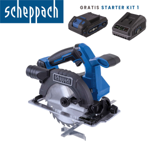 Aku ručna kružna pila - cirkular Scheppach BC-HCS165-XS2 20V IXES Brushless 165mm sa baterijom 2.0Ah i punjačem 2.4A