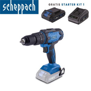 Aku udarna bušilica Scheppach C-CD45-XS2 20V IXES 45Nm sa baterijom 2.0Ah i punjačem 2.4A
