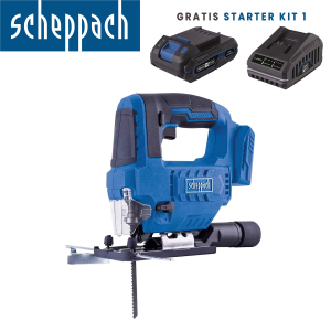 Aku ubodna pila Scheppach C-JS220-XS2 20V IXES sa baterijom 2.0Ah i punjačem 2.4A