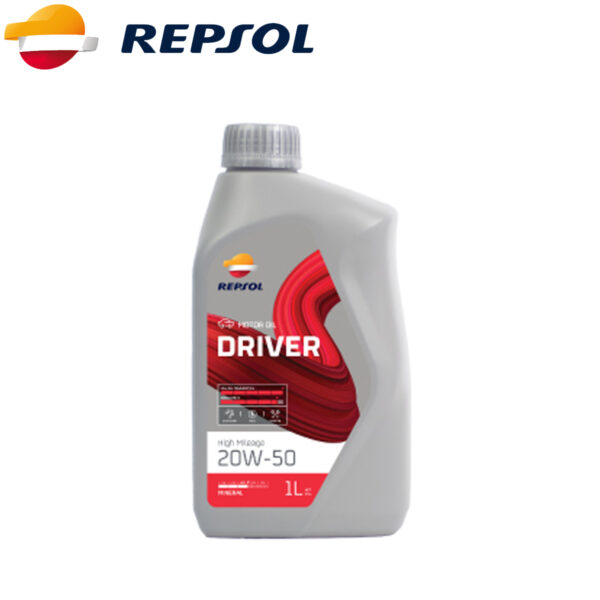 Motorno ulje – ulje za motore Repsol Driver High Mileage 20W50 RPP0151THA 1l