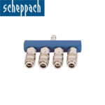Četverostrani razvodnik zraka-vazduha za kompresore Scheppach 7906100725