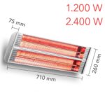 Električna grijalica - infracrvena grijalica Trotec IR 2400 1410003217