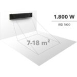 Električna grijalica - tamna infracrvena grijalica Trotec IRD 1800 1410003320