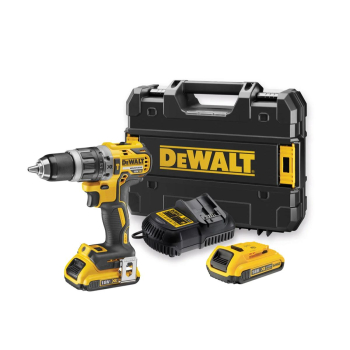 Aku udarna bušilica DeWalt XR BRUSHLESS sa dvije 2Ah baterije i punjačem u koferu DCD796D2