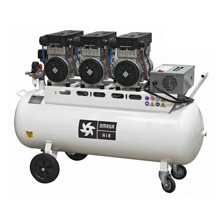 Električni trofazni kompresor - klipni bezuljni Proair XS 3.3/150 3.0kW 150l