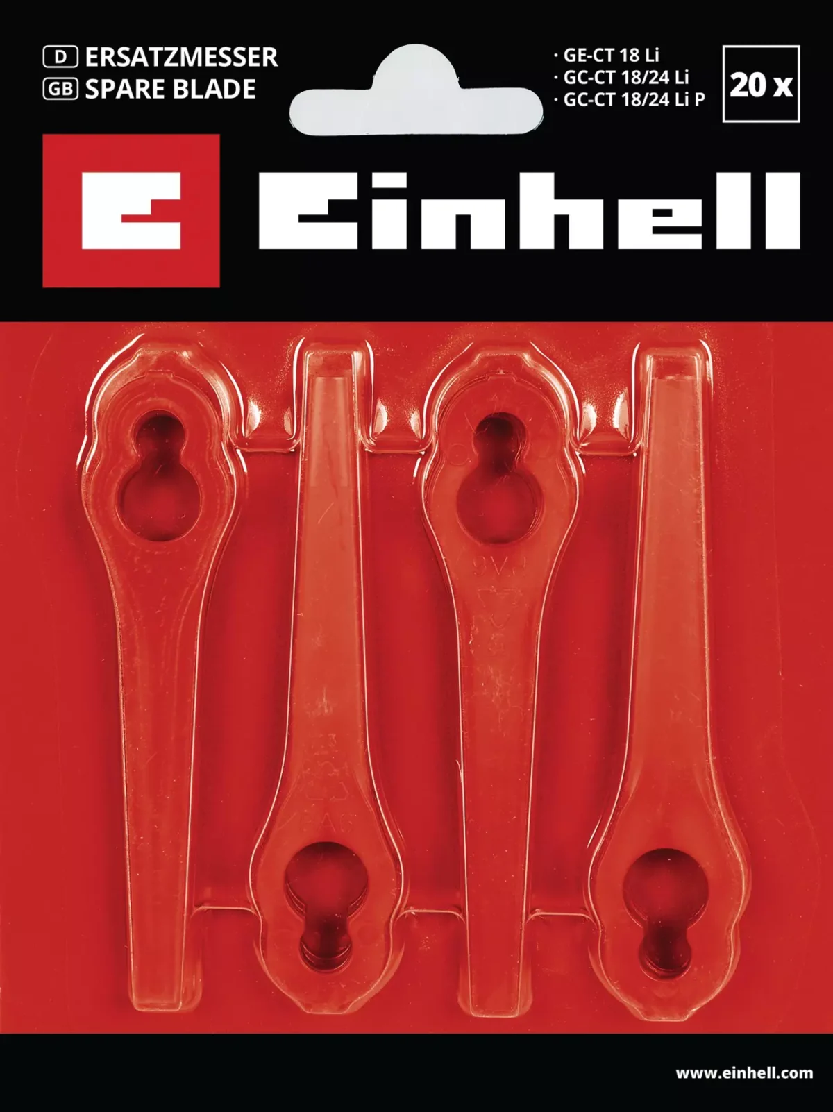 Set noževa za aku trimere Einhell 3405730 24cm 20kom.