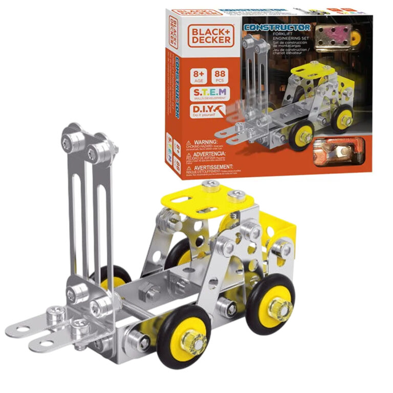 Igračka za djecu – Montažni viljuškar BLACK+DECKER 75-dijelni set EK013-BD