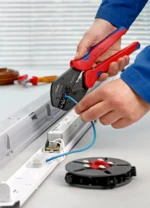 Kliješta za krimpanje – kablovske stopice sa izmjenjivim ulošcima Knipex 97 33 02