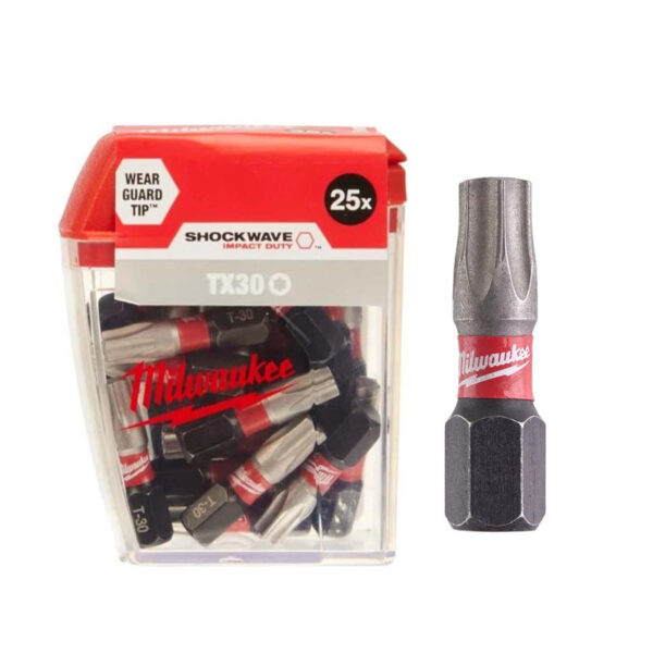 Set bitova za bušilice Milwaukee 932430886 TX30x25mm 25kom