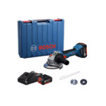 Aku ugaona-kutna brusilica Bosch GWS 18V-8 06019N9020 18V 125mm sa 2 baterije 4.0Ah i punjačem u koferu