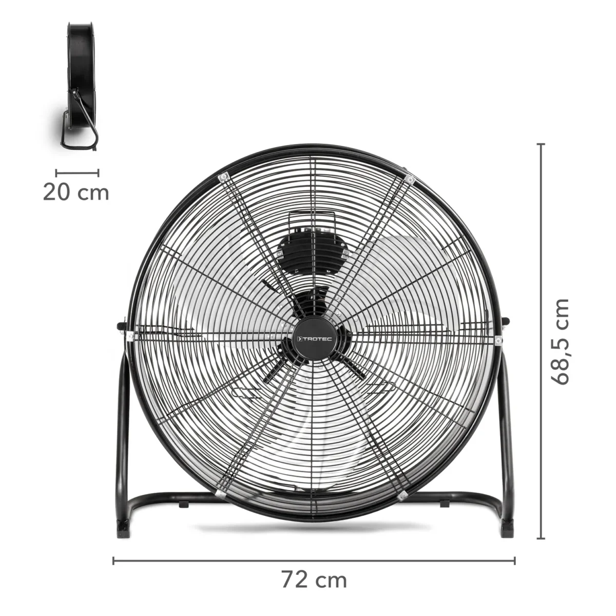 Električni podni ventilator Trotec TVM 24 D 1510006051 124W 60cm