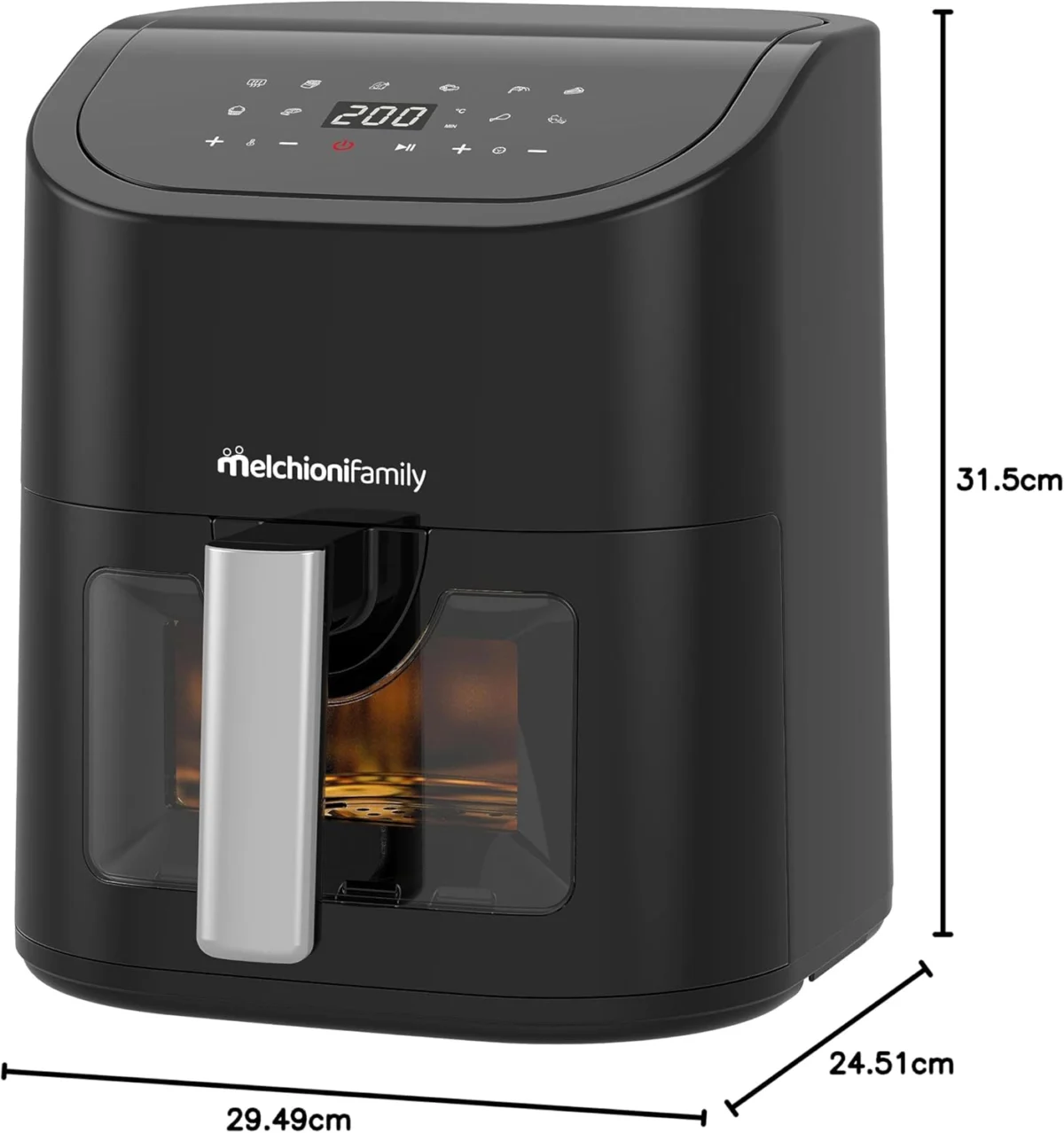 Friteza na vrući zrak Melchioni Marianna P-18227 5.2L 1700W