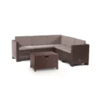 Baštenski set od ratana – smeđi Bica Colorado Corner 9025-B