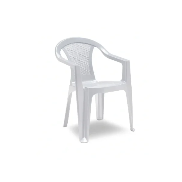 Plastična stolica - bijela Bica Atlanta 15-W