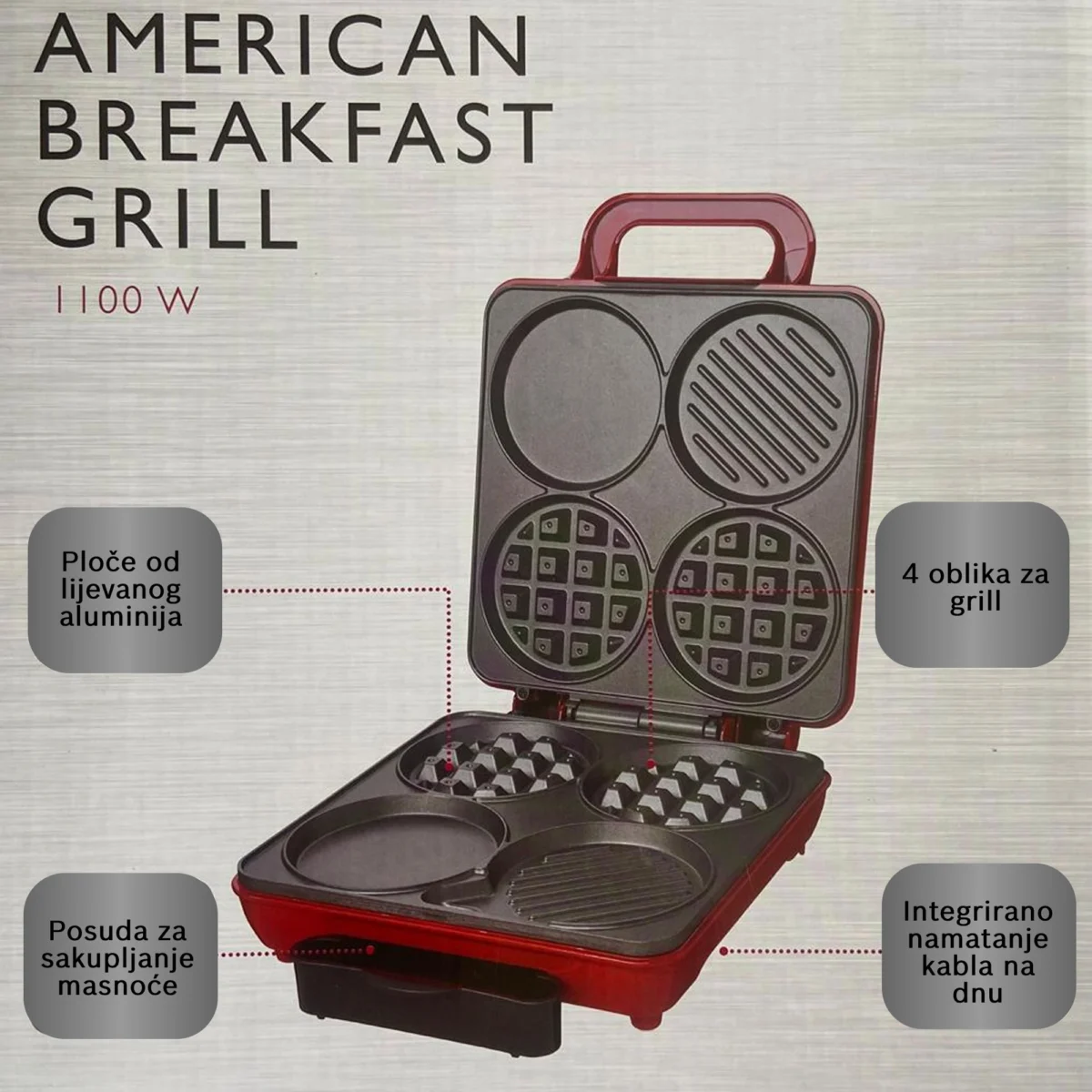 Toster Ambiano GT-ABG-01 P-08823 1100W