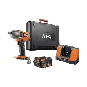 Aku udarni odvijač AEG BSS 18C12ZC-402C 4935493428 18V 1/2" 439Nm sa dvije baterije 4.0Ah i punjačem u koferu