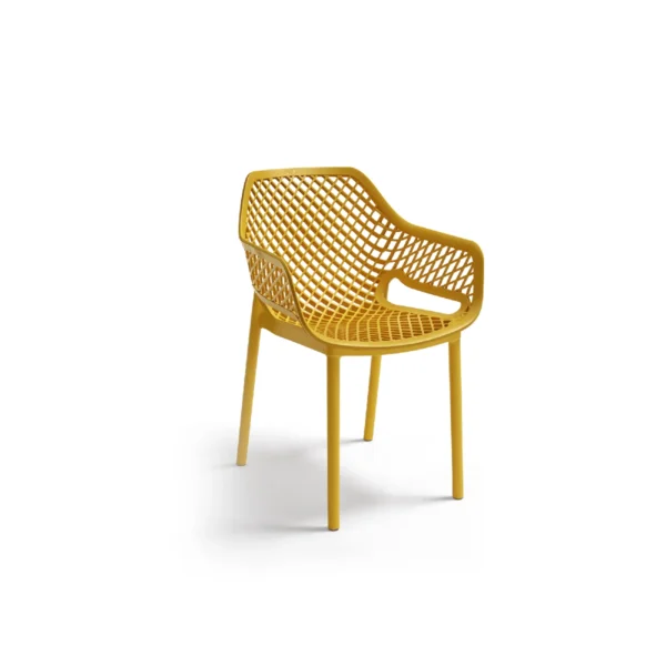 Plastična stolica - tamno žuta Bica Aria Armchair 315-Y
