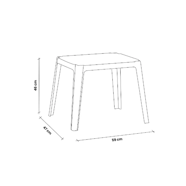 Dječiji sto - plavi Bica Tanga 55-B