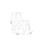 Dječija stolica - plava Bica Mida 195-B