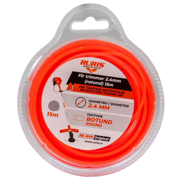 Rezna nit - silk za trimere Ruris 2.4mm 15m okrugli