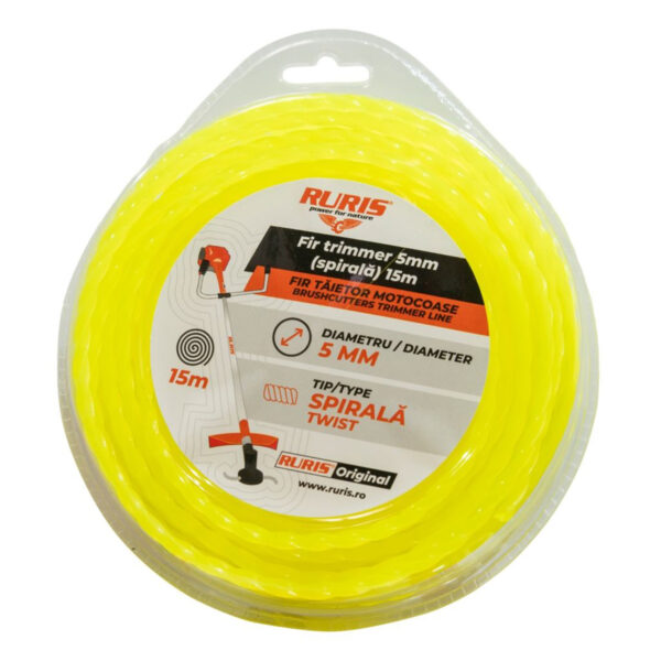 Rezna nit - silk za trimere Ruris 5.0mm 15m spiralni