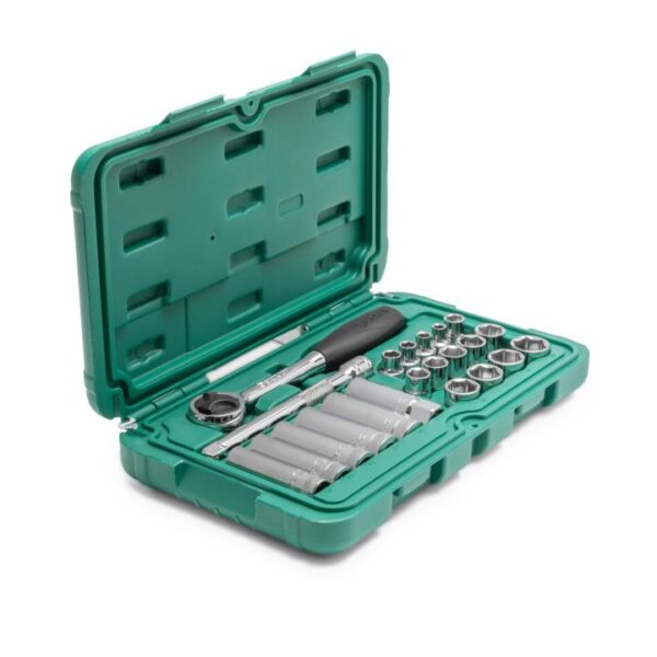 Set nasadnih ključeva SATA ST09524 3/8" 6-19 mm 22 komada