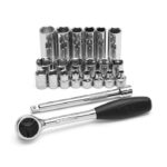 Set nasadnih ključeva SATA ST09524 3/8" 6-19 mm 22 komada