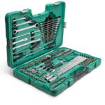 Set nasadnih ključeva SATA ST09510S 1/4" 3/8" 1/2" 6-KANT i 12-KANT s ključevima i izvijačima 150 komada