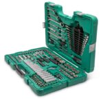 Set nasadnih ključeva SATA ST09510S 1/4" 3/8" 1/2" 6-KANT i 12-KANT s ključevima i izvijačima 150 komada