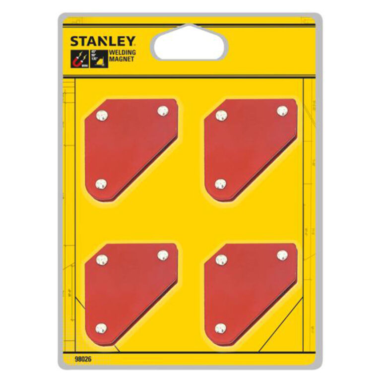 Set ugaonih - kutnih magnetnih držača za aparate za zavarivanje - varenje Stanley 98026 4-dijelni