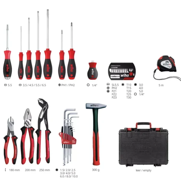 Set ručnih alata Wiha L 45531 38-dijelni u koferu