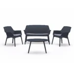 Luxor Lounge Set garnitura - siva Bica 9077-G