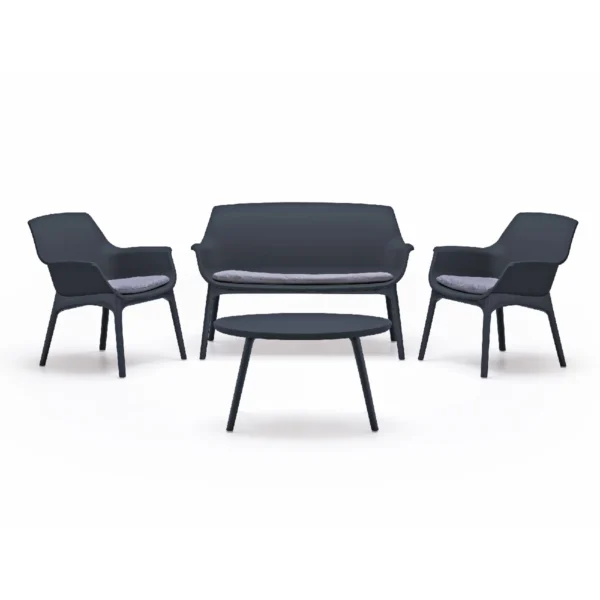Luxor Lounge Set garnitura - siva Bica 9077-G