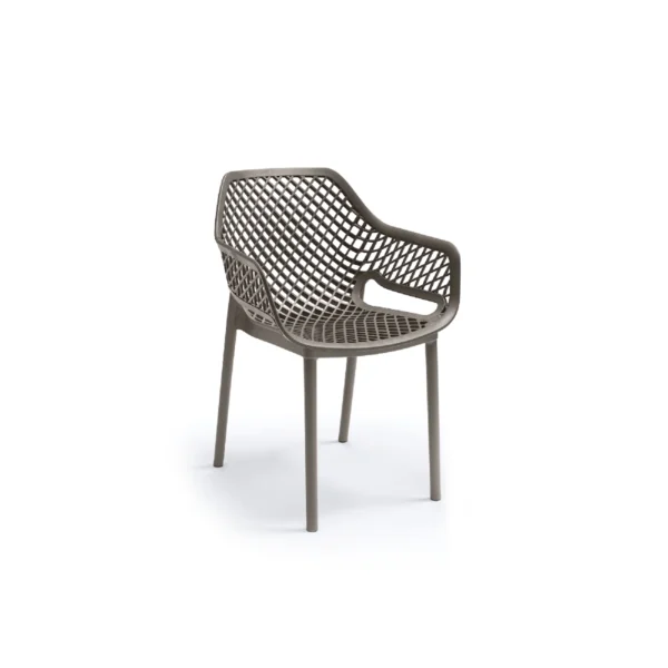 Plastična stolica - taupe Bica Aria Armchair 315-T