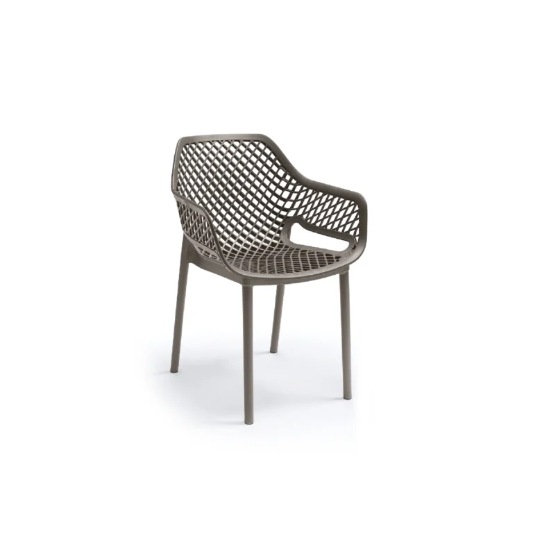 Plastična stolica - taupe Bica Aria Armchair 315-T