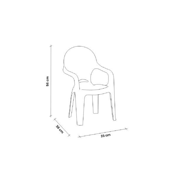 Dječija stolica - zelena Bica Adria Lion 192-G